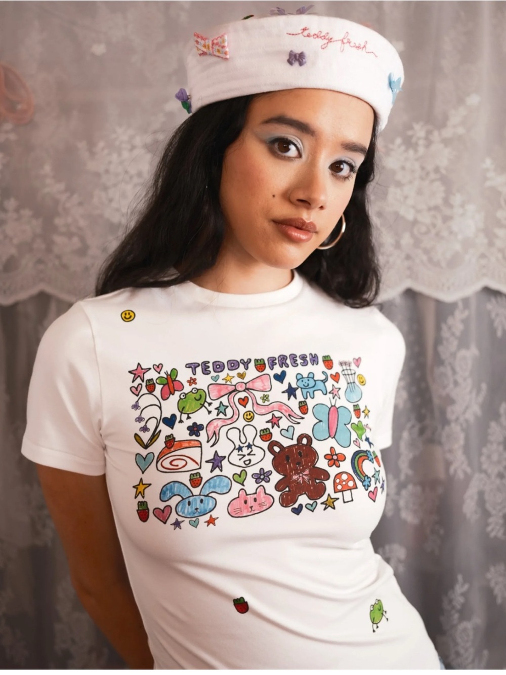 Teddy Fresh TF x Blo_oberry Fitted Tee